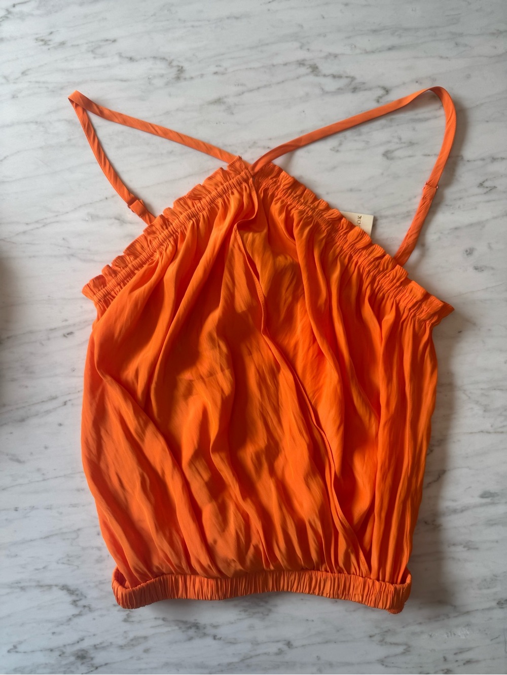 Ramy Brook Orange Spaghetti-Strap Cami